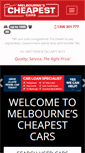Mobile Screenshot of melbournescheapestcars.com.au